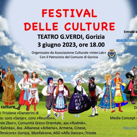 SABATO 3 GIUGNO IL FESTIVAL DELLE CULTURE